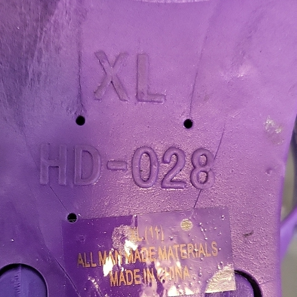 Purple Rhinestone Women's Sandals - Picture 4 of 4